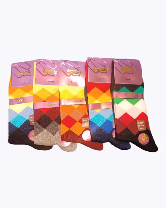 جوراب کلاسیک مردانه طرح آرگایل جوراب نوین